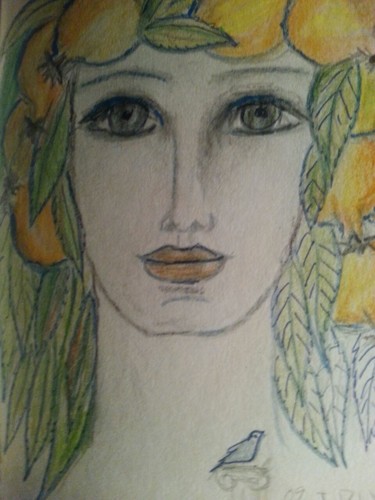 Drawing titled "Soy vuestra vida ..…" by Maika, Original Artwork, Pencil