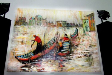 Pittura intitolato "Pescador" da Narcisa, Opera d'arte originale