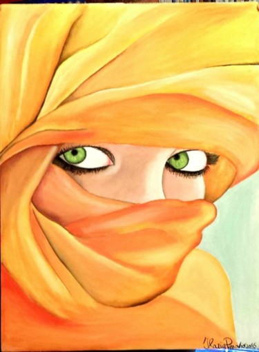 Pittura intitolato "Tuareg" da Artego777, Opera d'arte originale, Olio