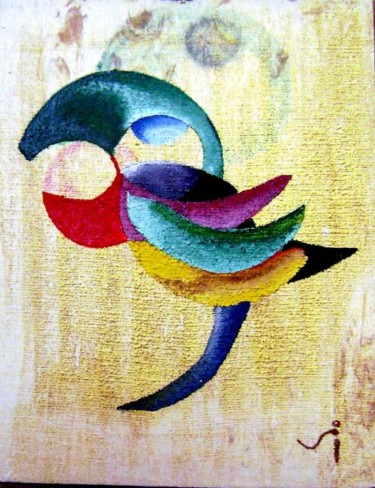 Pintura titulada "PARAISO." por La Mandala.Julio Alberto Schipilov, Obra de arte original