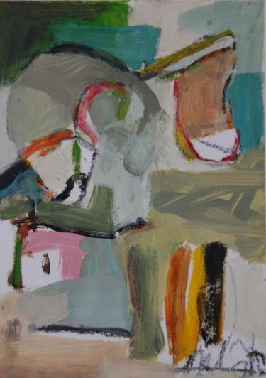 Peinture intitulée "A l'origine  / 2012" par Jose Dubois, Œuvre d'art originale