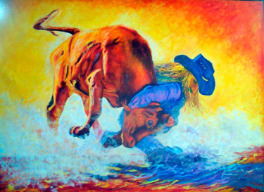 Pintura titulada "takedown.png" por Artelinarez, Obra de arte original, Oleo