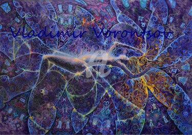 Картина под названием "Дева." - Vladimir Vorontsov, Подлинное произведение искусства, Масло