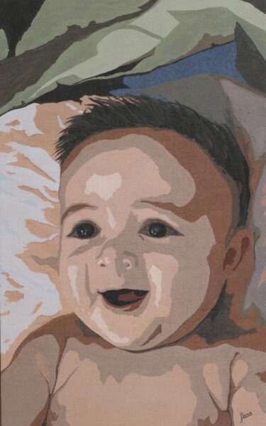 Malerei mit dem Titel "Dylan" von Juanma Luna (Arteluny), Original-Kunstwerk, Acryl