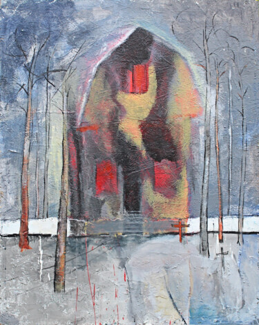 "The house was destr…" başlıklı Tablo Artem Andreichuk tarafından, Orijinal sanat, Akrilik