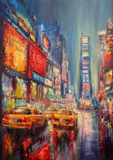 Malarstwo zatytułowany „New York city” autorstwa Artem Grunyka, Oryginalna praca, Olej