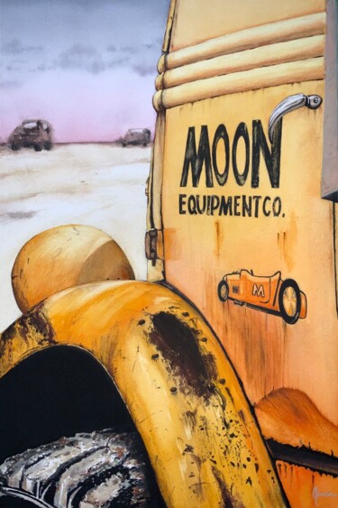 T.R.O.G. Moon Картина под названием "T.R.O.G. Moon" - Artem Pavlyukov, Подлинное произведение искусства, Акварель