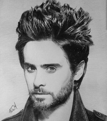 Jared Leto Рисунок под названием "Jared Leto" - Артем Рудик, Подлинное произведение искусства, Карандаш