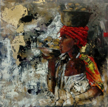 Painting titled "Lost Code N 046" by Artem Usá, Original Artwork, Acrylic