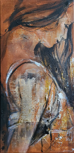 Pintura titulada "Serie: Nudes. Woman…" por Artem Usá, Obra de arte original, Acrílico Montado en Bastidor de camilla de mad…
