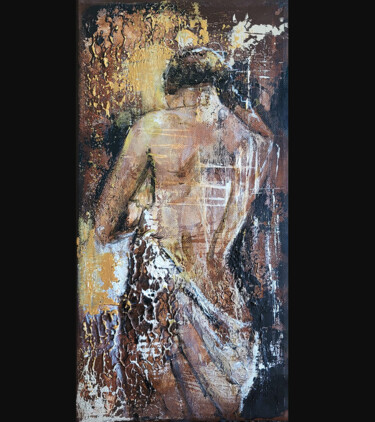 Pintura intitulada "Serie: Nudes. Woman…" por Artem Usá, Obras de arte originais, Acrílico