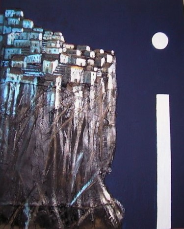 Pittura intitolato "Notturno" da Luigi Torre, Opera d'arte originale