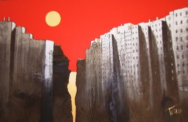 Pittura intitolato "Scissura" da Luigi Torre, Opera d'arte originale