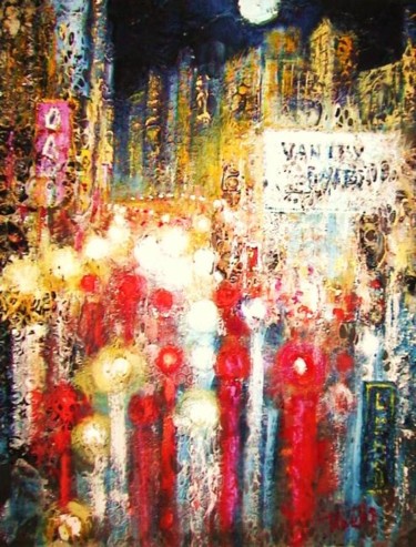 Painting titled "Caos quotidiano" by Luigi Torre, Original Artwork