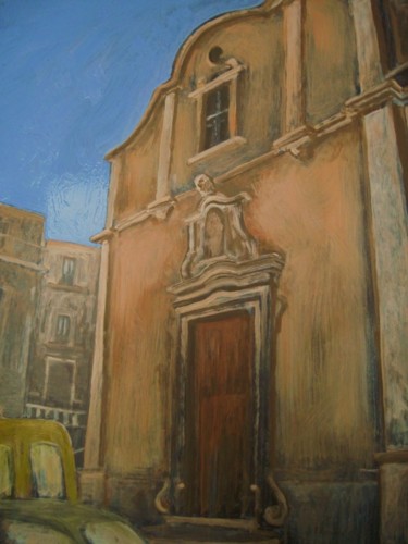 Painting titled "San Francesco" by Luigi Torre, Original Artwork