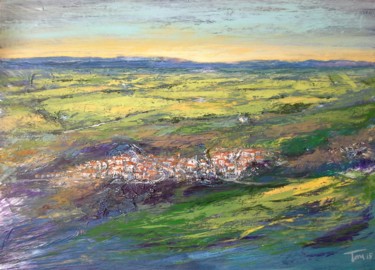 Peinture intitulée "Dalle colline" par Luigi Torre, Œuvre d'art originale