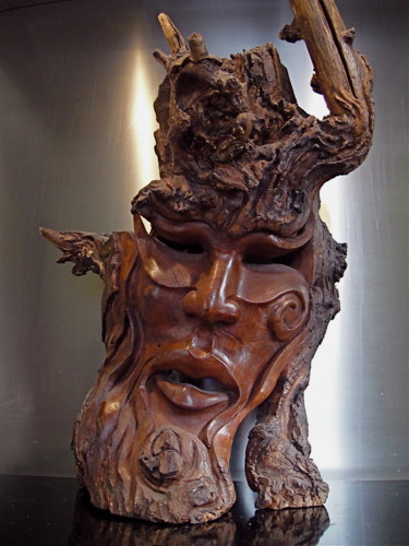 Sculpture intitulée "SHUMAMUNTI" par Artéo.Gm, Œuvre d'art originale, Bois