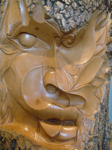 Sculpture intitulée "SaintFauny" par Artéo.Gm, Œuvre d'art originale, Bois