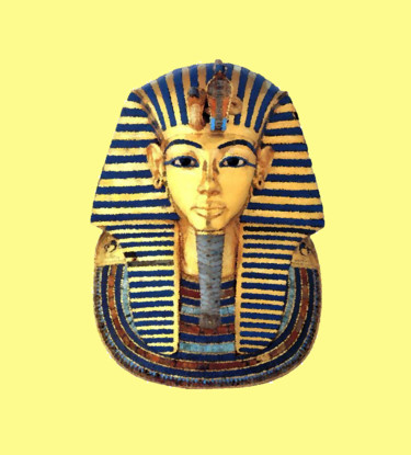 Arte digitale intitolato "TutanKhamon." da Antonio Romano, Opera d'arte originale, Pittura digitale