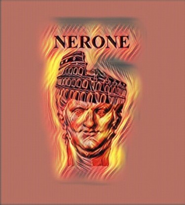 Цифровое искусство под названием "Nerone." - Antonio Romano, Подлинное произведение искусства, Цифровая живопись
