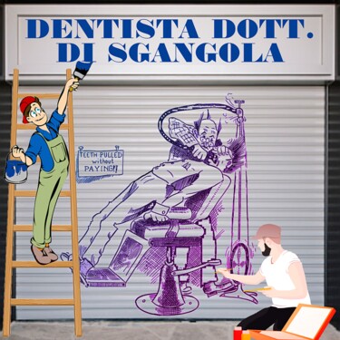 Цифровое искусство под названием "Studio dentistico D…" - Antonio Romano, Подлинное произведение искусства, Цифровая живопись