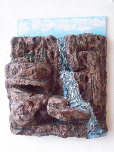 DESFILADERO - Pintura Tridimensional. Acrilico sobre tela, 57 x 70 Cmt. Técnica mista Pintura titulada "DESFILADERO - Pint…" por Arte Tridimensional Ruben Torbay, Obra de arte original,