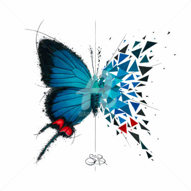 Pittura intitolato "Butterfly Effect -…" da Sabrina Beretta, Opera d'arte originale, Acrilico
