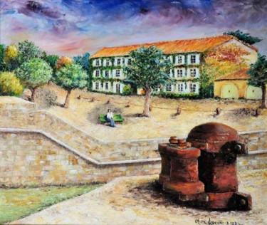 la barbette ile de Rè Peinture intitulée "la barbette ile de…" par Marc Lejeune, Œuvre d'art originale, Huile
