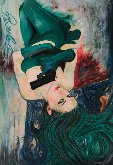 Painting titled "My Viper" by Arteviva, Original Artwork