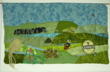 纺织艺术 标题为“Irlande 2012” 由Laure Vergne, 原创艺术品, 布