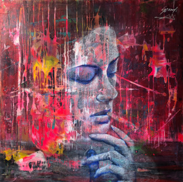 "MARÍA"... Painting titled ""MARÍA"..." by Jorge Cúneo Topich (Arte y Manchas), Original Art, Acrylic