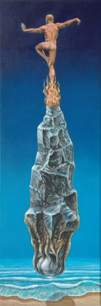 Pittura intitolato "Equilíbrio" da Victor Lages, Opera d'arte originale, Acrilico Montato su Telaio per barella in legno