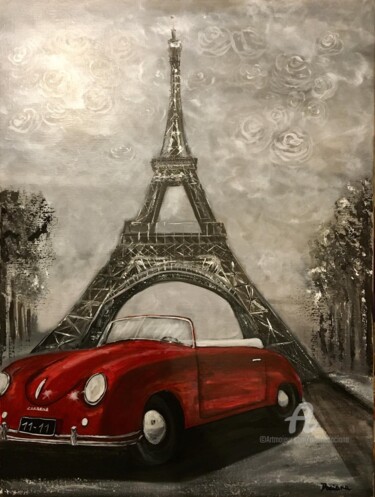 Painting titled "Rendez-vous" by Daciana, Original Artwork, Acrylic