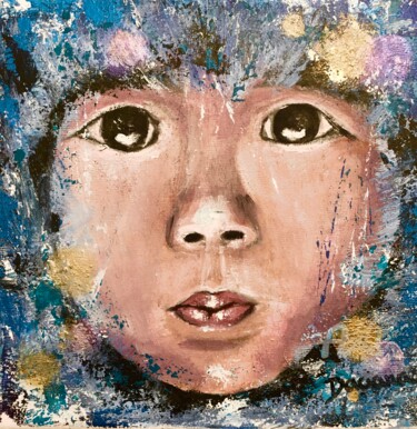 Peinture intitulée "Jong-Il" par Daciana, Œuvre d'art originale, Acrylique