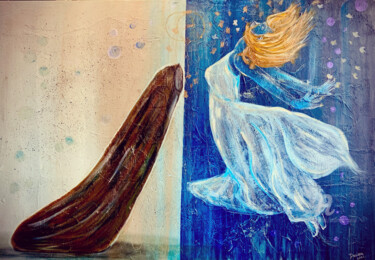 Картина под названием "Believe in miracles" - Daciana, Подлинное произведение искусства, Акрил Установлен на Деревянная рама…