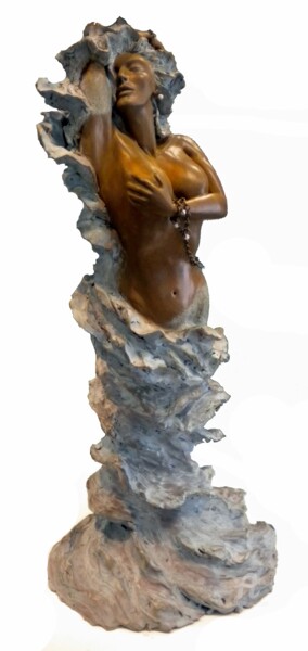 "Kalypso" başlıklı Heykel Sylviane Bernardini tarafından, Orijinal sanat, Kil