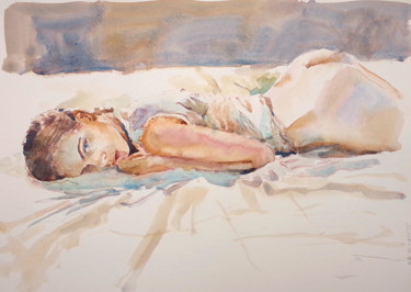 Painting titled "ab3974.jpg" by Artfromberlin, Original Artwork, Watercolor