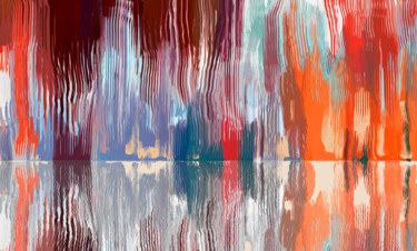 Arts numériques intitulée "Painting with refle…" par Artgalini, Œuvre d'art originale, Peinture numérique