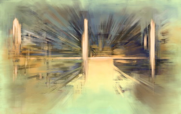 Картина под названием "Life speed" - Artgalini, Подлинное произведение искусства, Масло