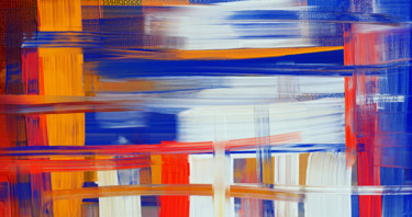 Картина под названием "Abstract oil painti…" - Artgalini, Подлинное произведение искусства, Масло