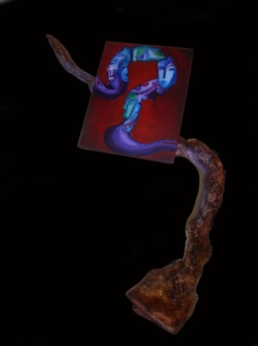 Sculpture intitulée "Le serpent" par Gée, Œuvre d'art originale