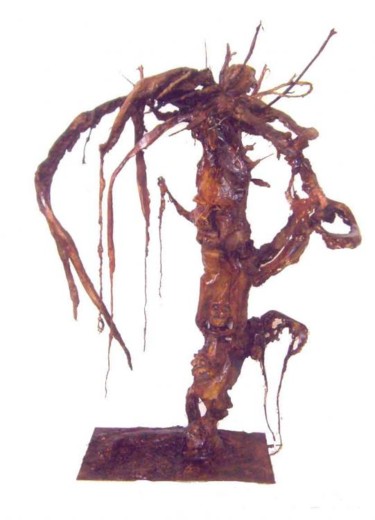 Sculpture intitulée "Rumeurs" par Gée, Œuvre d'art originale