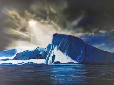 Painting titled "Iceber" by Gianfranco Massarenti, Original Artwork, Acrylic