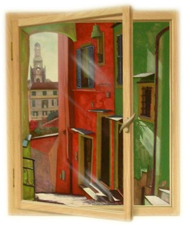 Painting titled "San Remo" by Gianfranco Massarenti, Original Artwork, Acrylic