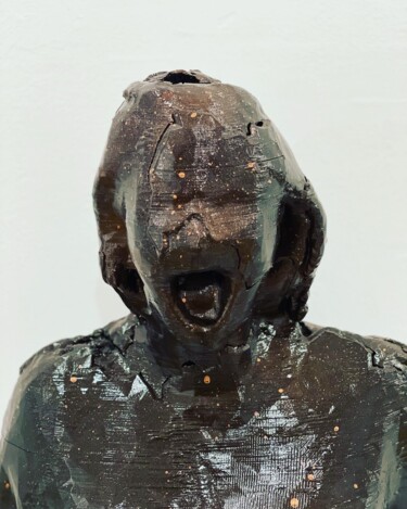 Escultura intitulada "El grito" por Alberto Tundidor Sanz, Obras de arte originais, Plástico
