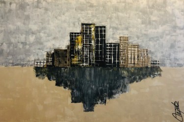 Painting titled "New York Recycled" by Eduardo Zapata, Original Artwork, Acrylic