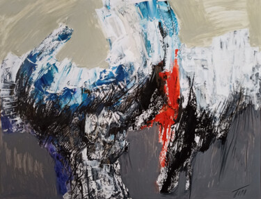 Composition-34 Painting titled "Composition-34" by Arthur Avalyan, Original Art, Oil