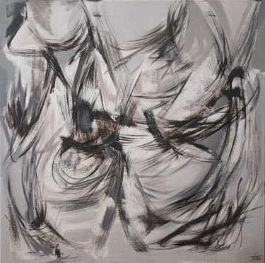 Картина под названием "White dreams" - Arthur Avalyan, Подлинное произведение искусства, Масло Установлен на Деревянная рама…