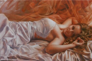 Painting titled "Diana" by Arthur Braginsky, Original Artwork, Oil