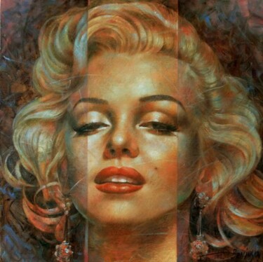 Painting titled "Marilyn Monroe" by Arthur Braginsky, Original Artwork, Oil